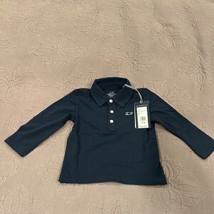 Vineyard Vines Kids Dark Blue Polo Shirt